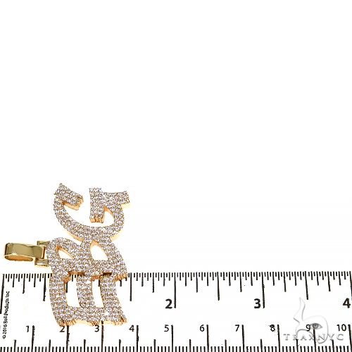 Custom Made Diamond Name Pendant 67391 - Image 6