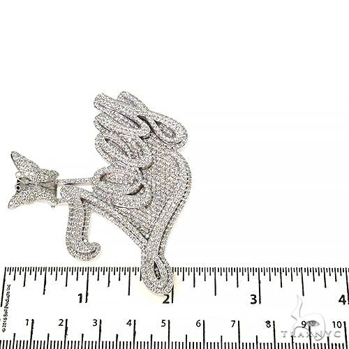 Custom Made Diamond Name Pendant 67392 - Image 6