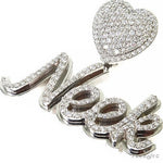 Custom Made Diamond Name Pendant 67445 - Image 3