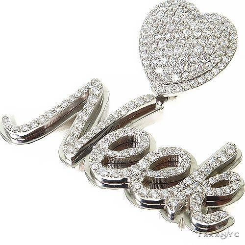 Custom Made Diamond Name Pendant 67445 - Image 3
