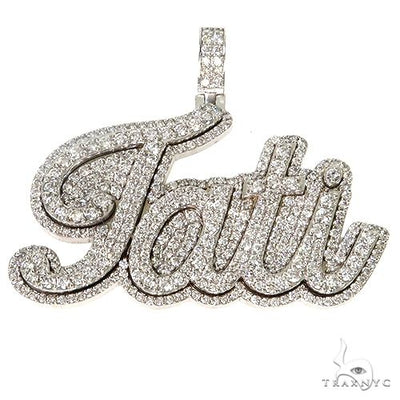 Custom Made Diamond Name Pendant 67502 - Image 1