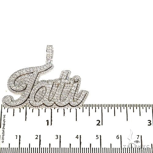 Custom Made Diamond Name Pendant 67502 - Image 5