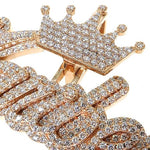 Custom Made Diamond Name Pendant 67652 - Image 3