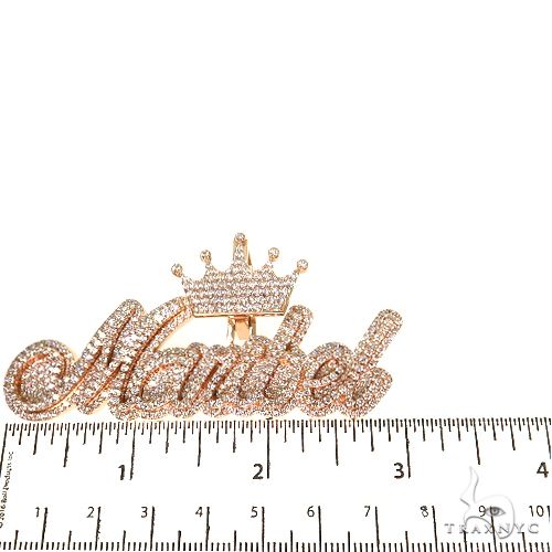 Custom Made Diamond Name Pendant 67652 - Image 5