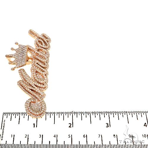 Custom Made Diamond Name Pendant 67652 - Image 6