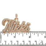 Custom Made Diamond Name Pendant 67662 - Image 5