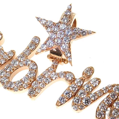 Custom Made Diamond Name Pendant 67678 - Image 3