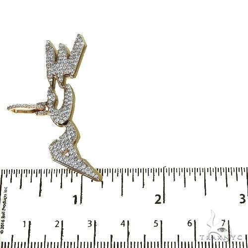 Custom Made Diamond Name Pendant 67712 - Image 5