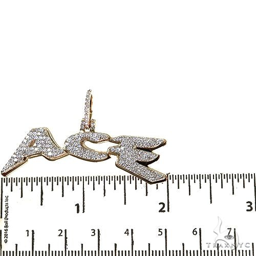 Custom Made Diamond Name Pendant 67712 - Image 6