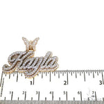 Custom Made Diamond Name Pendant 67771 - Image 5