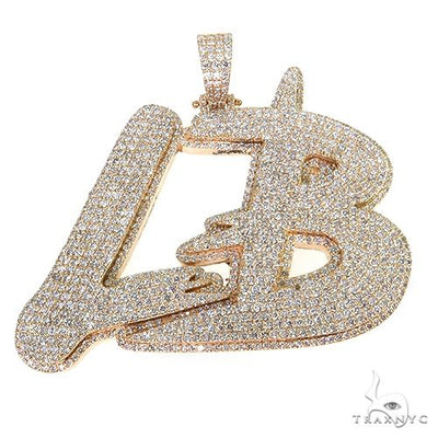 Custom Made Diamond Name Pendant 67774 - Image 1