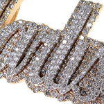 Custom Made Diamond Name Pendant 67805 - Image 3