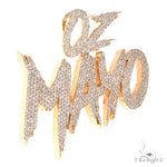 Custom Made Diamond Name Pendant 67806 - Image 2