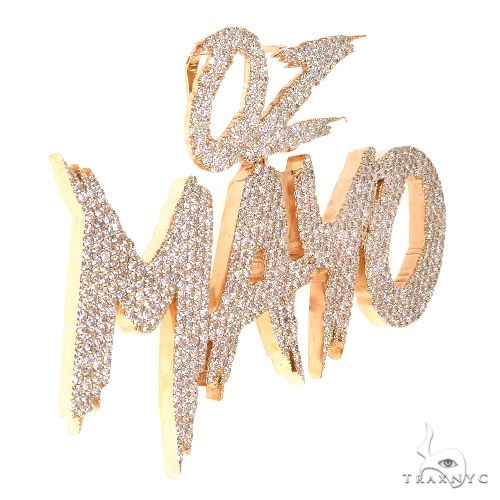 Custom Made Diamond Name Pendant 67806 - Image 2