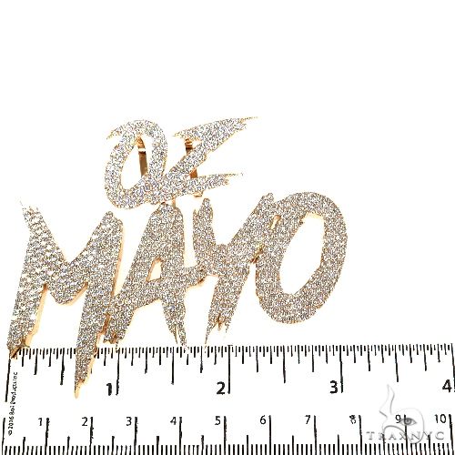 Custom Made Diamond Name Pendant 67806 - Image 5