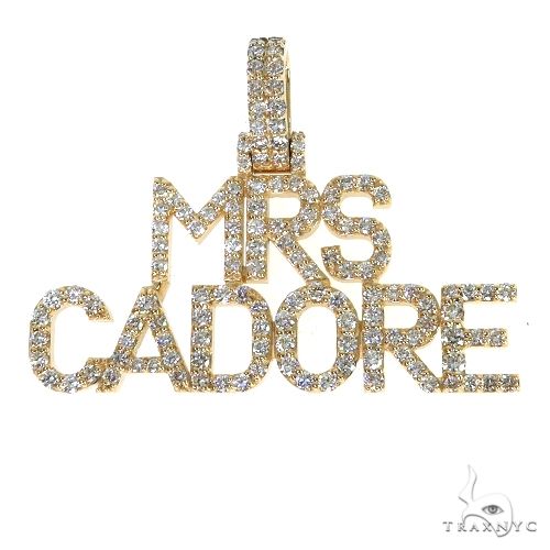 Custom Made Diamond Name Pendant 67858 - Image 1