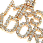 Custom Made Diamond Name Pendant 67858 - Image 3