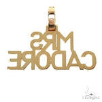 Custom Made Diamond Name Pendant 67858 - Image 4