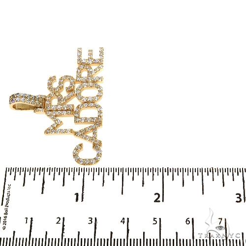 Custom Made Diamond Name Pendant 67858 - Image 6