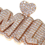 Custom Made Diamond Name Pendant 67863 - Image 3