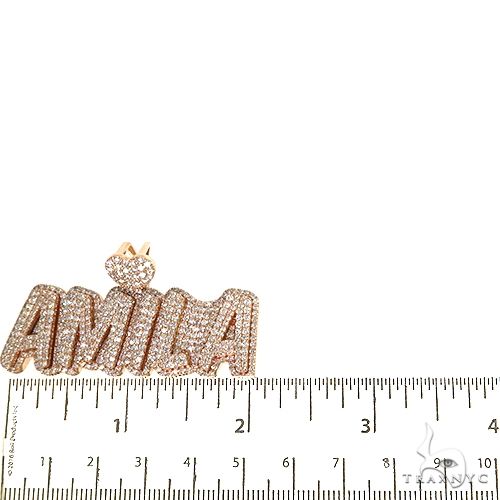 Custom Made Diamond Name Pendant 67863 - Image 5