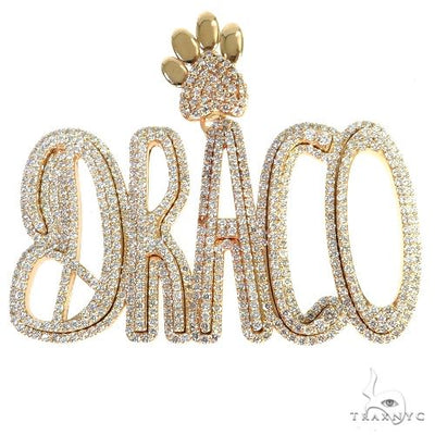 Custom Made Diamond Name Pendant 67874 - Image 1