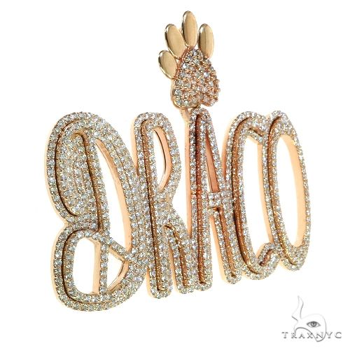 Custom Made Diamond Name Pendant 67874 - Image 2