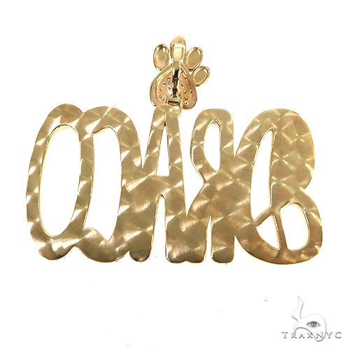 Custom Made Diamond Name Pendant 67874 - Image 4