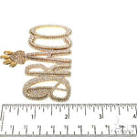 Custom Made Diamond Name Pendant 67874 - Image 6