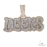 Custom Made Diamond Name Pendant 67968 - Image 1