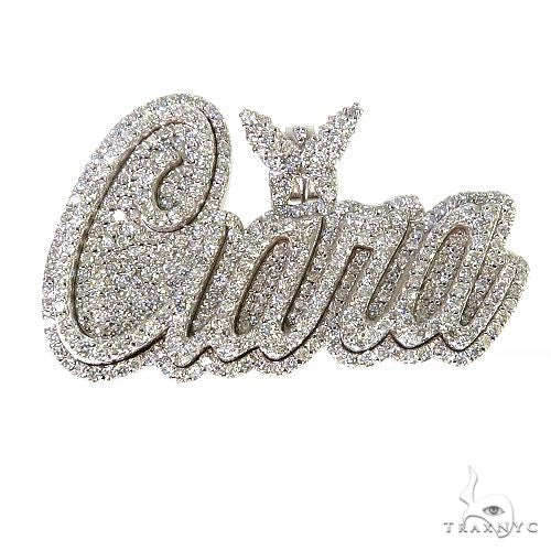 Custom Made Diamond Name Pendant 68018 - Image 1