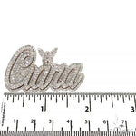 Custom Made Diamond Name Pendant 68018 - Image 5
