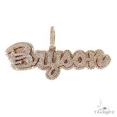 Custom Made Diamond Name Pendant 68092 - Image 1