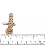 Custom Made Diamond Name Pendant 68092 - Image 6
