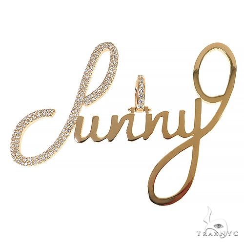 Custom Made Diamond Name Pendant 68181 - Image 1