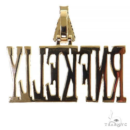 Custom Made Diamond Name Pendant 68230 - Image 4