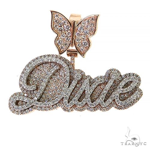 Custom Made Diamond Name Pendant 68280 - Image 1