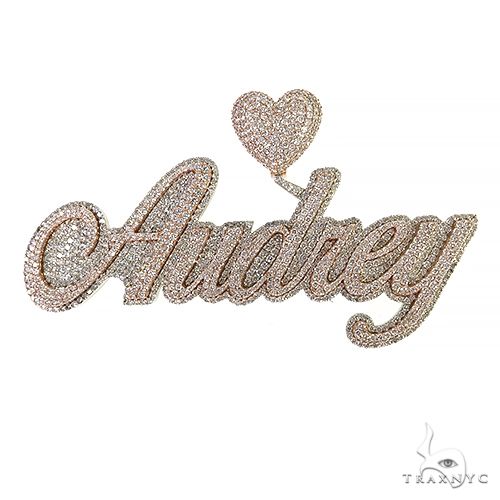 Custom Made Diamond Name Pendant 68335 - Image 1