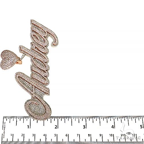 Custom Made Diamond Name Pendant 68335 - Image 6