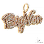 Custom Made Diamond Name Pendant 68362 - Image 2