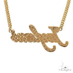 Custom Made Diamond Name Pendant 68496 - Image 3