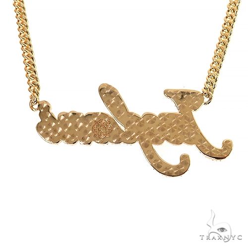 Custom Made Diamond Name Pendant 68496 - Image 3