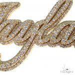 Custom Made Diamond Name Pendant 68496 - Image 4
