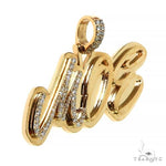 Custom Made Diamond Name Pendant 68755 - Image 2