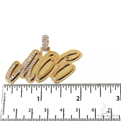 Custom Made Diamond Name Pendant 68755 - Image 5