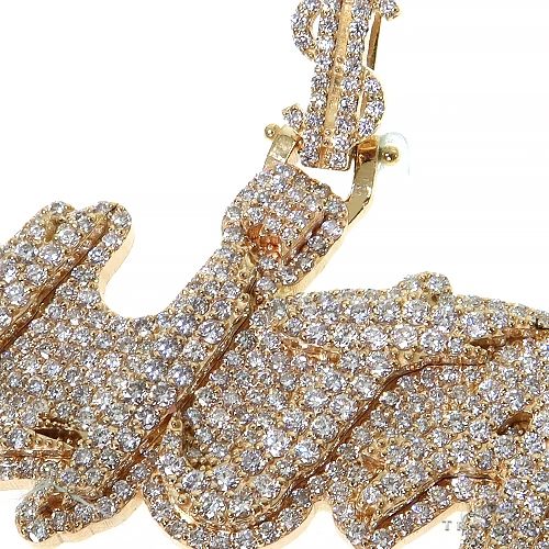 Custom Made Diamond Name Pendant 68759 - Image 3