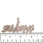 Custom Made Diamond Name Pendant 68759 - Image 5