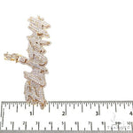 Custom Made Diamond Name Pendant 68759 - Image 6