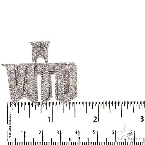 Custom Made Diamond Name Pendant 69454 - Image 5