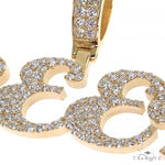 Custom Made Diamond Name Pendant (Lab) 68334 - Image 3